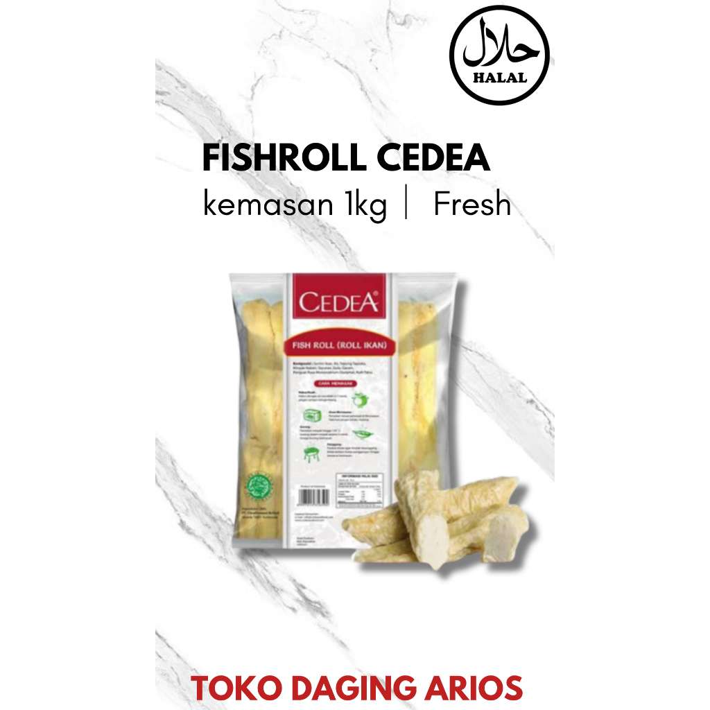 

FishRoll Cedea 1kg Daging Olahan Ikan Siap Saji