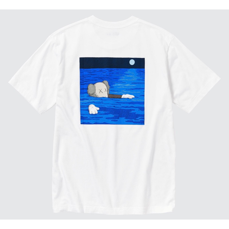 UNIQLO x KAWS baju kaos putih NEW ORIGINAL 100%