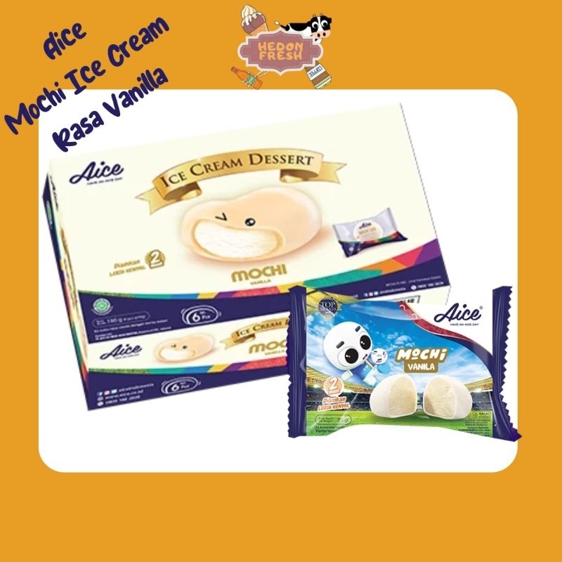 

Ice Cream Mochi Vanilla 1 pack 6 pcs