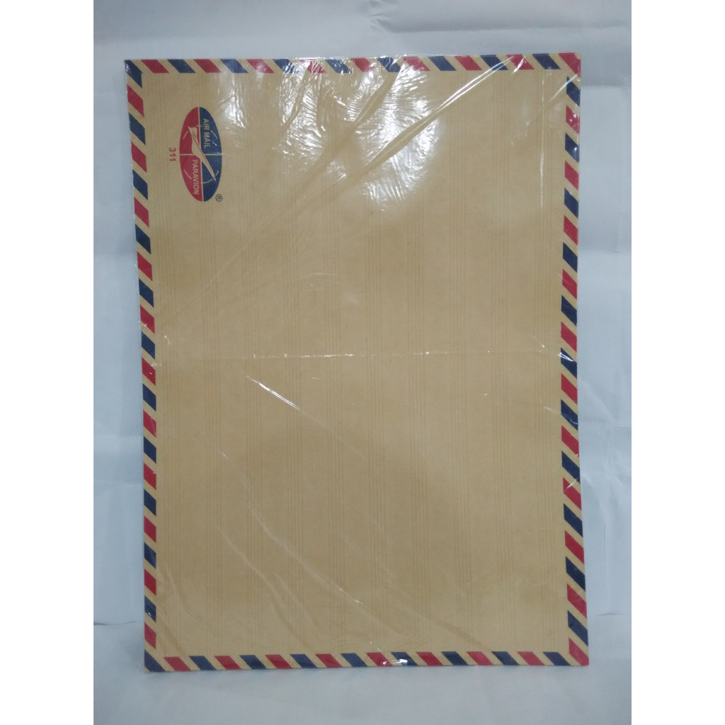 

Amplop Coklat Tebal Air Mail Pakai Tali 311 (27,5 x 37,5 cm)