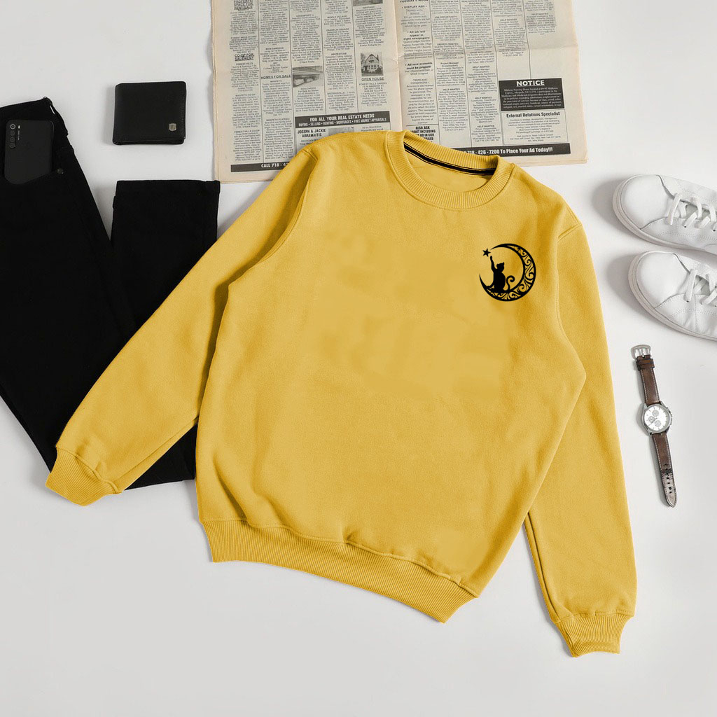 sweater wanita cat bintang terbaru 2023 l xl xxl sweater hoodie cewek keren motif kucing suiter crew