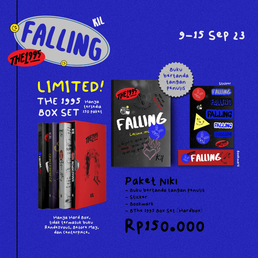 Ready Stok  Novel Falling / Centerpiece / Before May / Rendezvous / KIL / Bukune