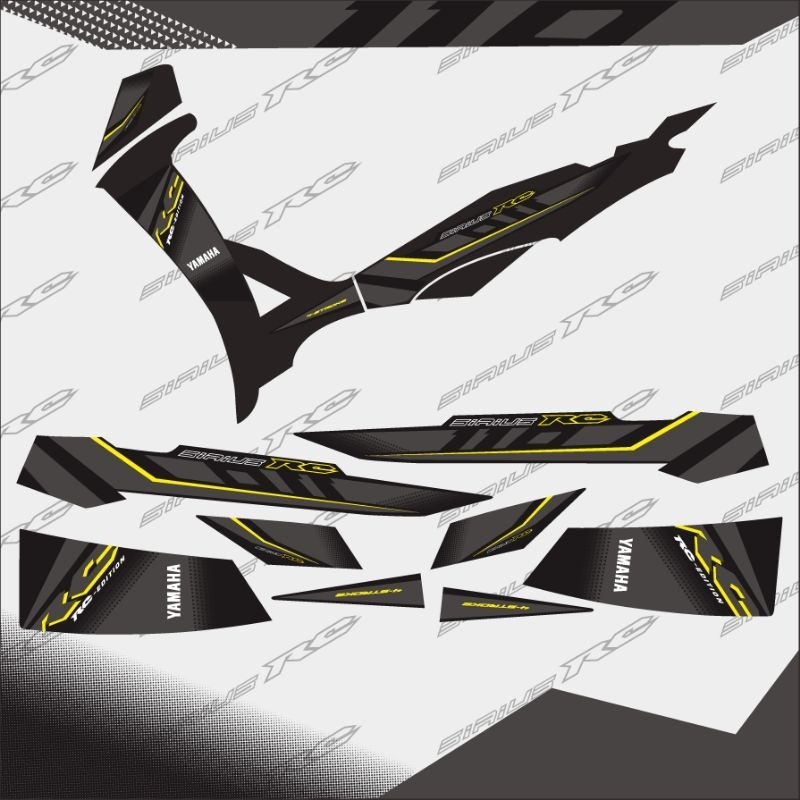 DECAL STRIPING STIKER VEGA SIRIUS