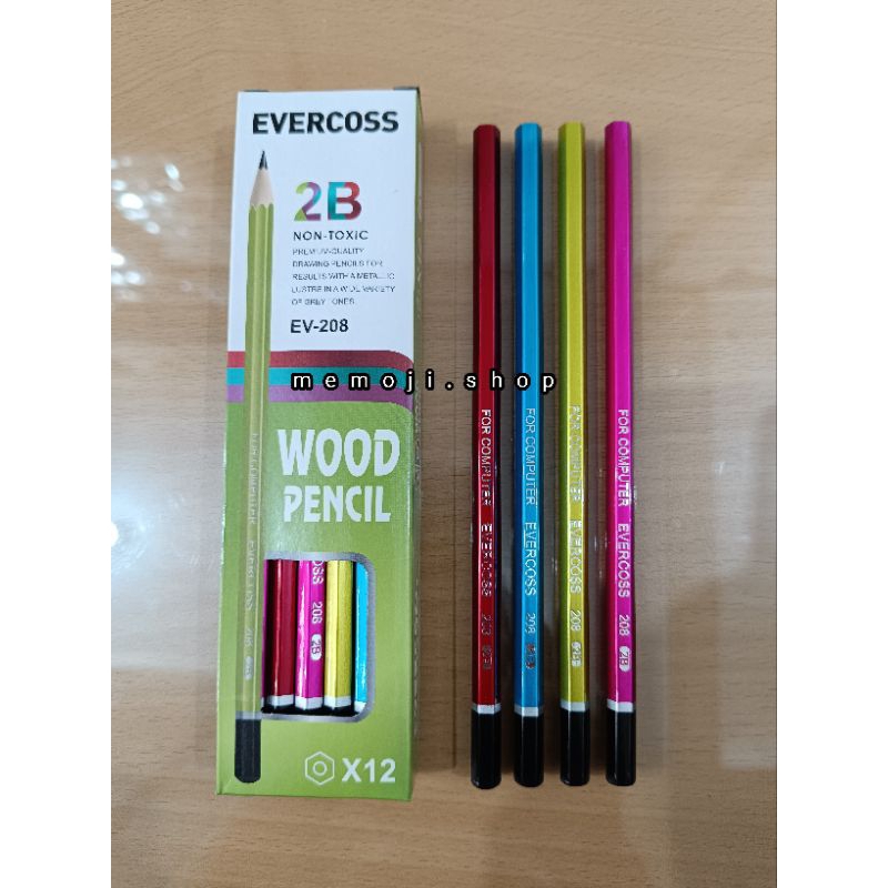 

Pensil 2B EV-208 EVERCROSS metalik (12pc)
