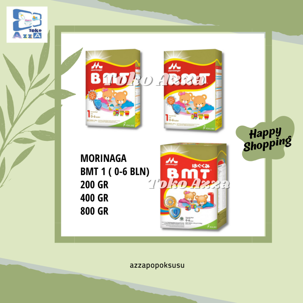MORINAGA BMT REGULER 1 (0-6 BLN) / 200 GR/ 400 GR/ 800 GR