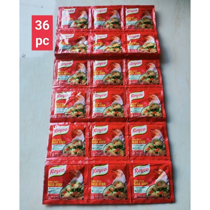 

Royco ayam 36pc (live disk 50%)