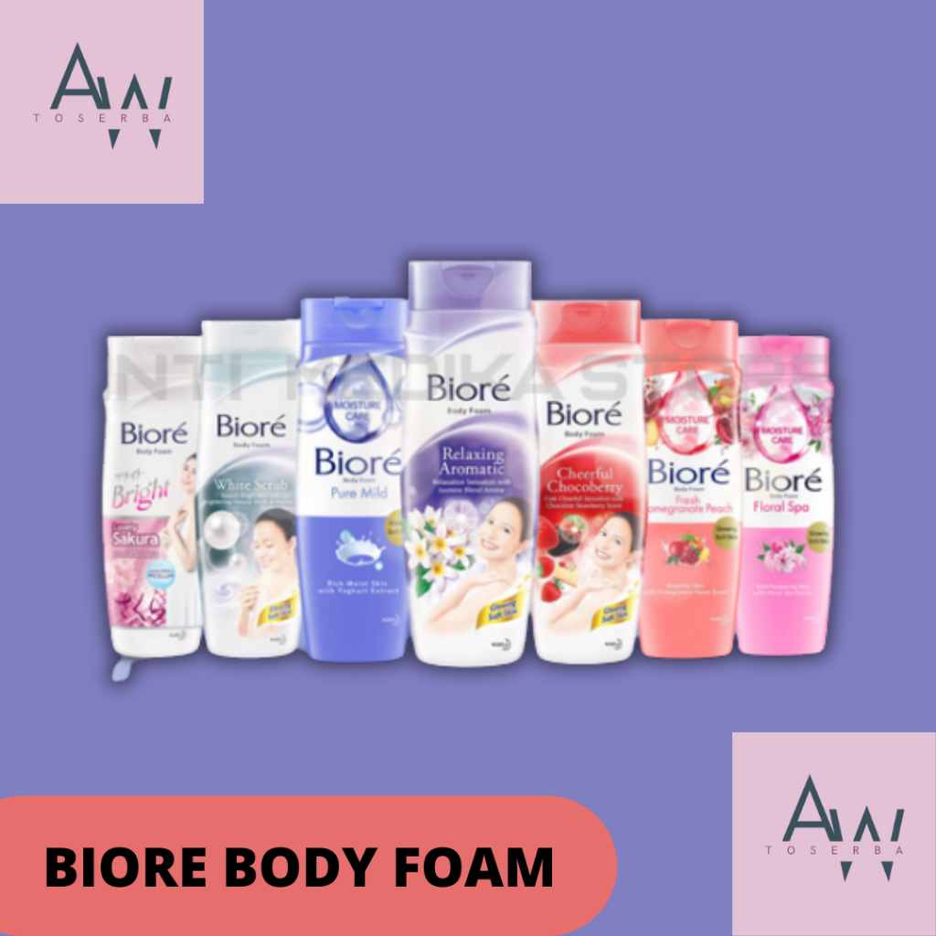 Biore Body Foam 100ml / Sabun Mandi Cair | Guard / Bright