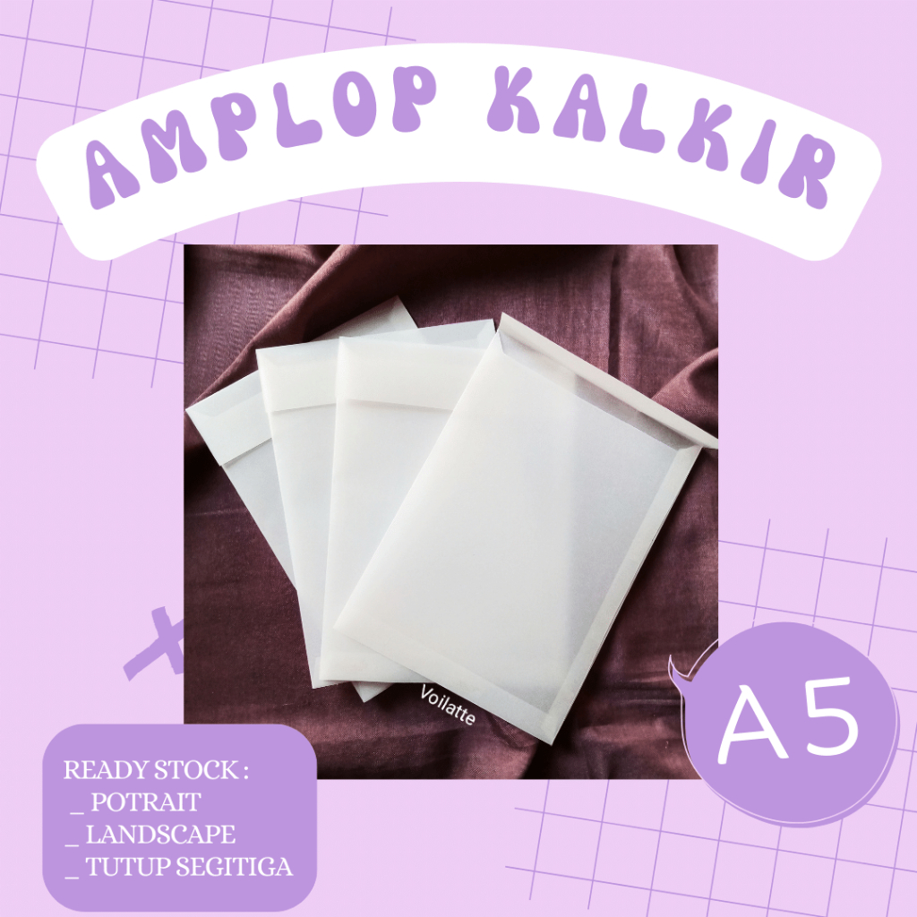 

AKL025 - Amplop Kalkir Transparan Premium Amplop Undangan Souvenir Pernikahan Packaging Online Shop