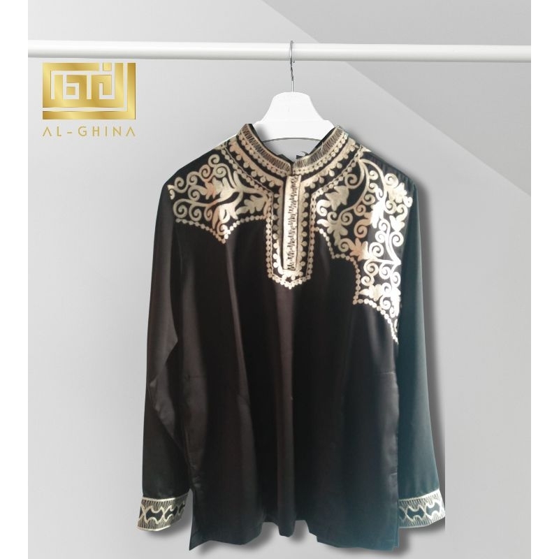 KOKO MUSLIM BORDIR STIK CORNELI ALBIS ALGINA FASHION BISA REQUEST MOTIF BORDIR CUSTOM