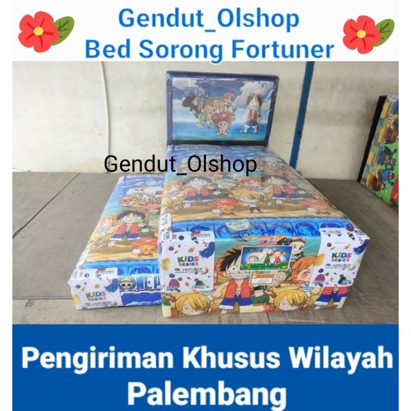 (Khusus Wilayah Kota Palembang) Bed Sorong 2in1 FORTUNER Kids Series (Karakter Anak Cewek dan Cowok)