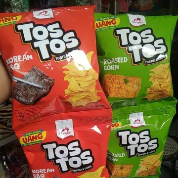 

Tos Tos Tortilla Chips Renceng (Isi 10sch @25gr) Berhadiah Uang Jika Beruntung Tostos Roasted Corn / Korean BBQ