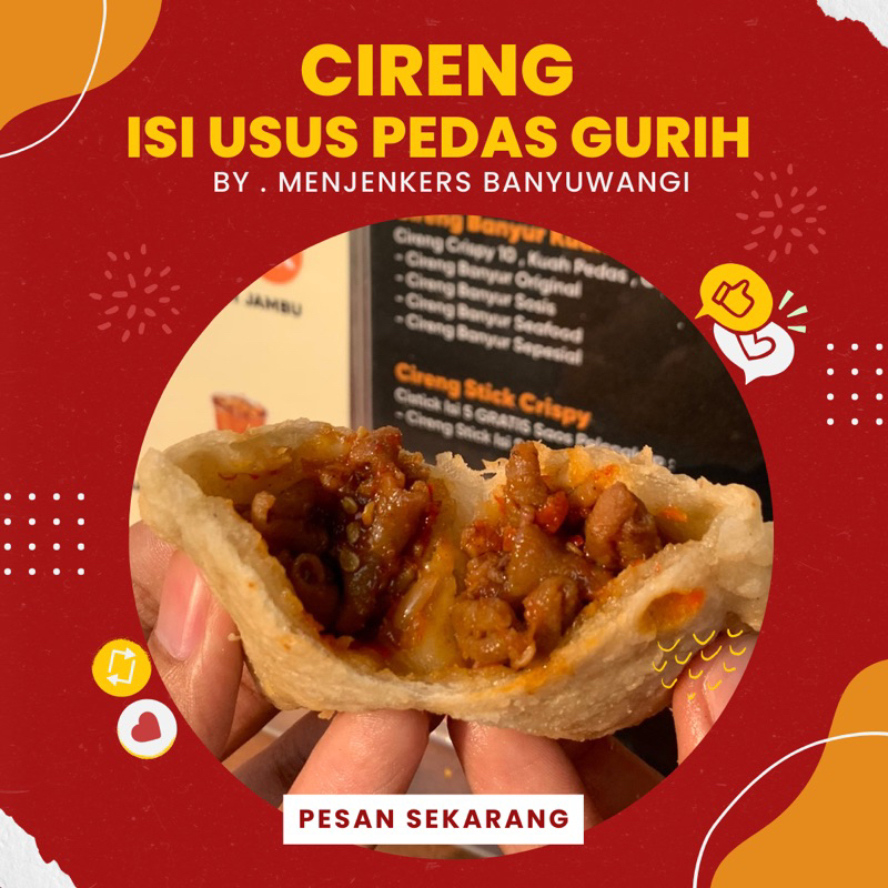 

Cireng Isi Usus Pedas Gurih Nagih Isi 3|| Cireng Menjenk Banyuwangi