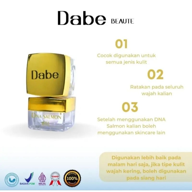 DNA SALMON DABE BEAUTE Anti penuaan dini
