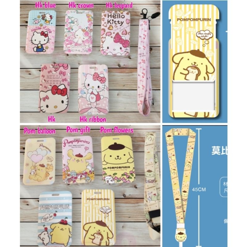 

CL Gantungan name tag Hello Kitty Pompompurin series