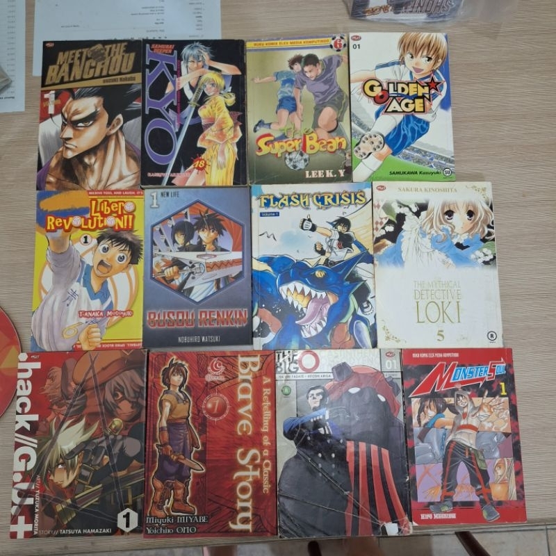 Komik Meet The Banchou / Samurai Deeper Kyo / Super Bean / Golden Age / Libero Revolution / Busou Re