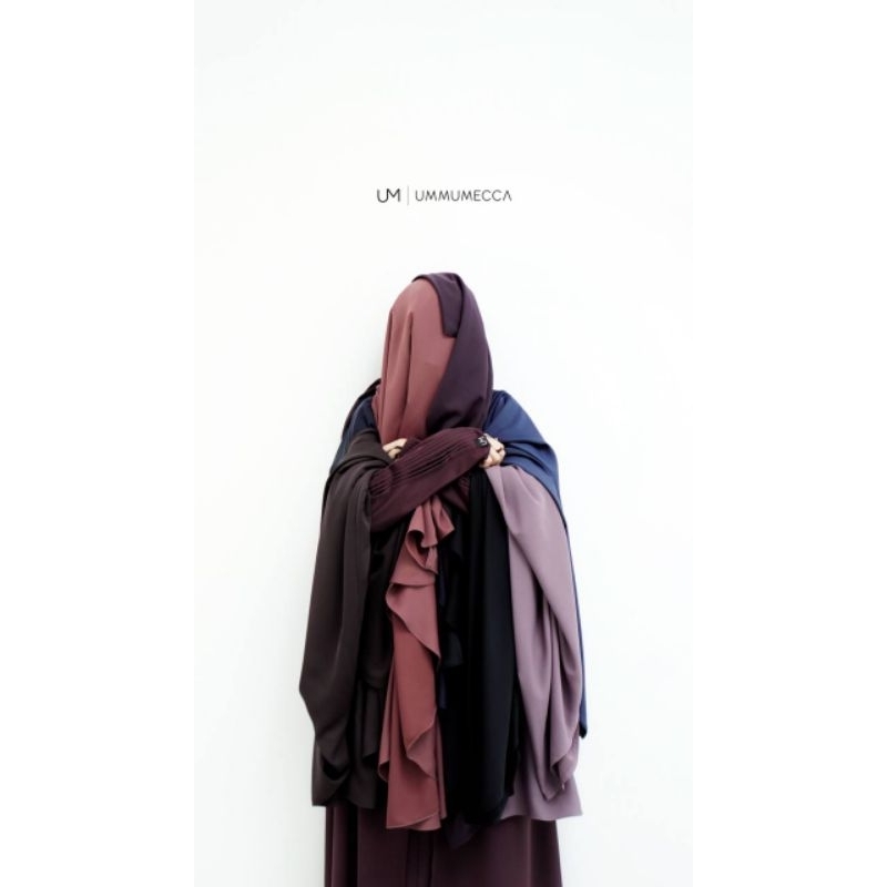 Gamis Alia & Khimar By Ummu Mecca ( Dijual terpisah )