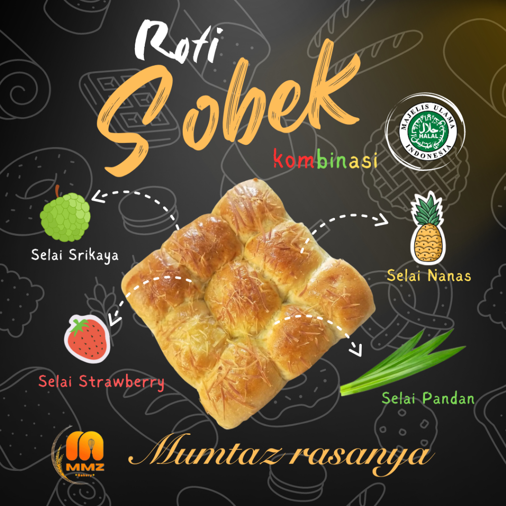 

ROTI SOBEK BANTAL MANIS KUE HAJATAN COKLAT KOMBINASI GROSIR