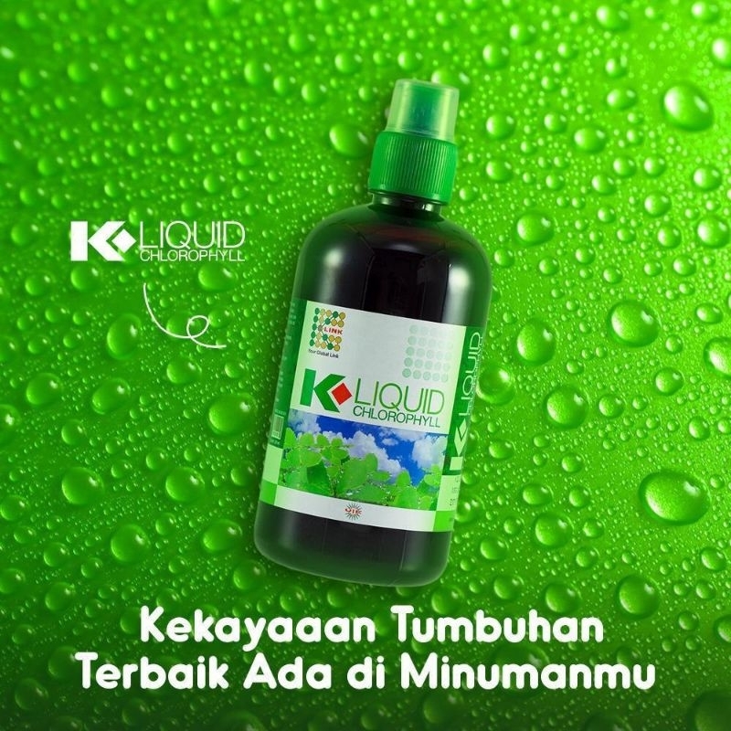 K LIQUID CHOLOPHYLL K LINK ORGANIK K LINK KLOROFIL MINUMAN KESEHATAN
