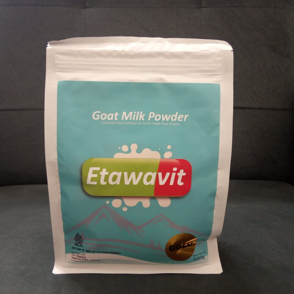 

ETAWAVIT 1kg | Susu Kambing Etawa Bubuk Full Cream Original Provit & Krimer Bubuk Solusi Atasi Masalah Pernapasan / Asma / Kolesterol Tinggi