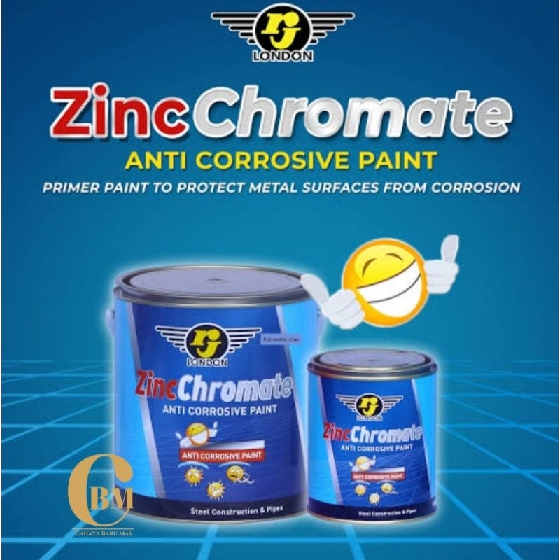 Cat Zinc Chromate Cat Dasar Anti Karat RJ LONDON Cat Zincromate