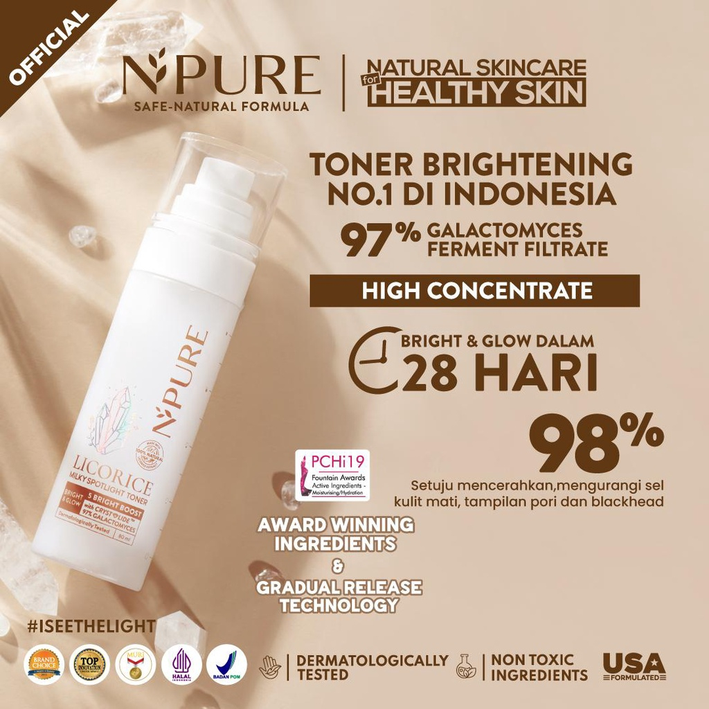 NPURE Licorice Milky Spotlight Toner