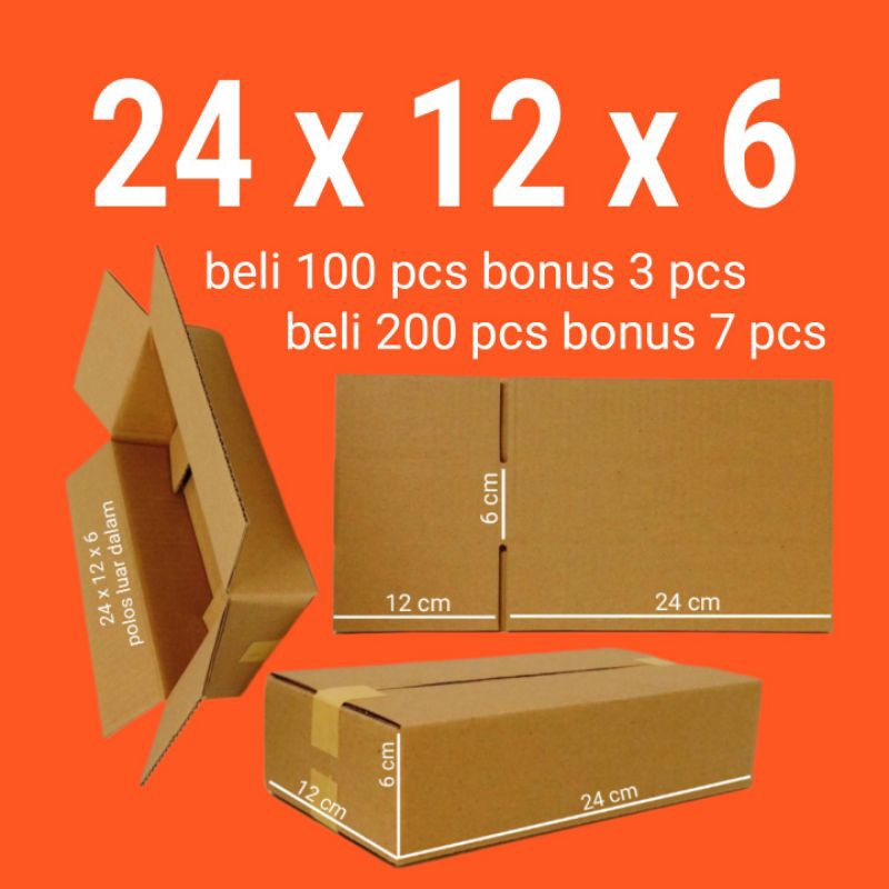 Kardus Box 24x12x6