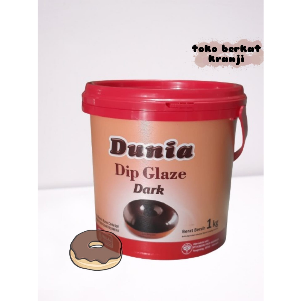 

Dunia Dip Glaze Dark Coklat 1kg