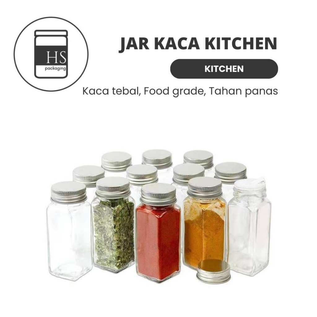 HS PACKAGING - Toples Bumbu 120 ml Spices Jar