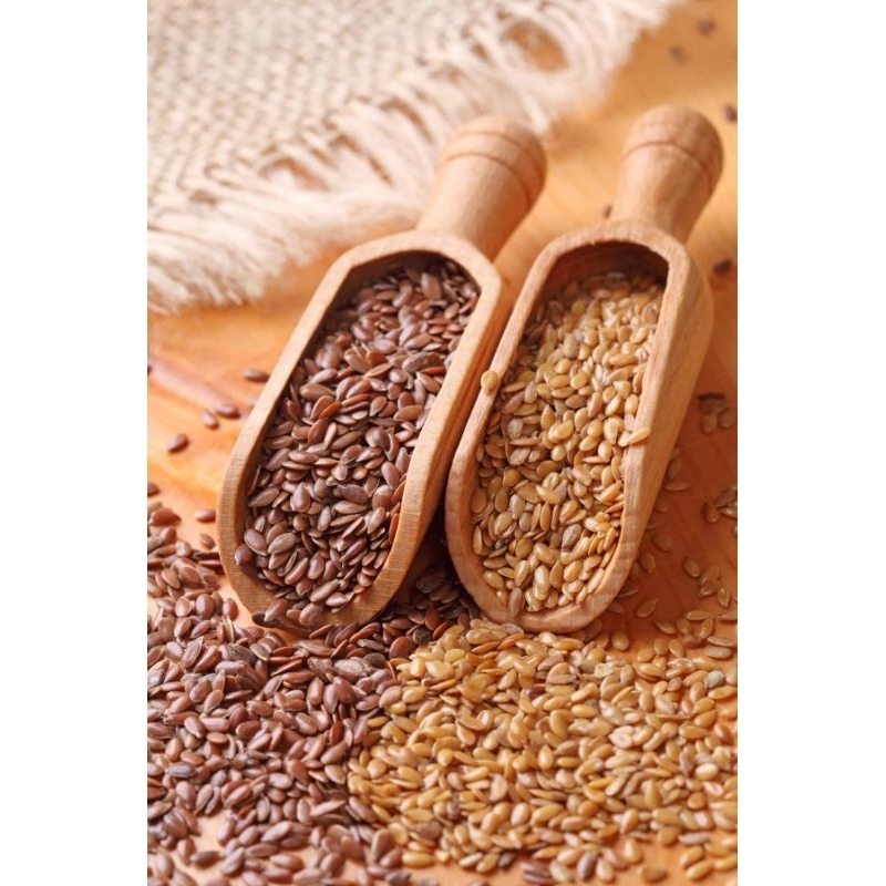 

Raw flax seed / Golden flaxseed / brown flaxseed / Biji rami / flax seed mentah