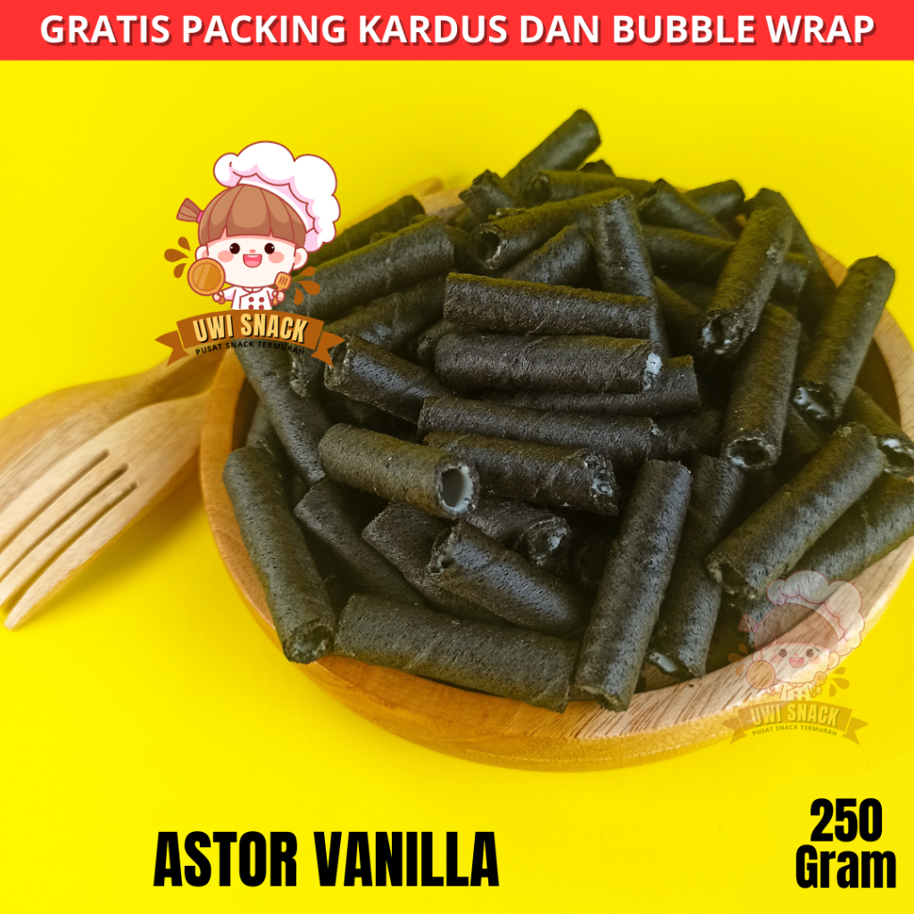 

ASTOR VANILA 250gram snack curah makanan ringan