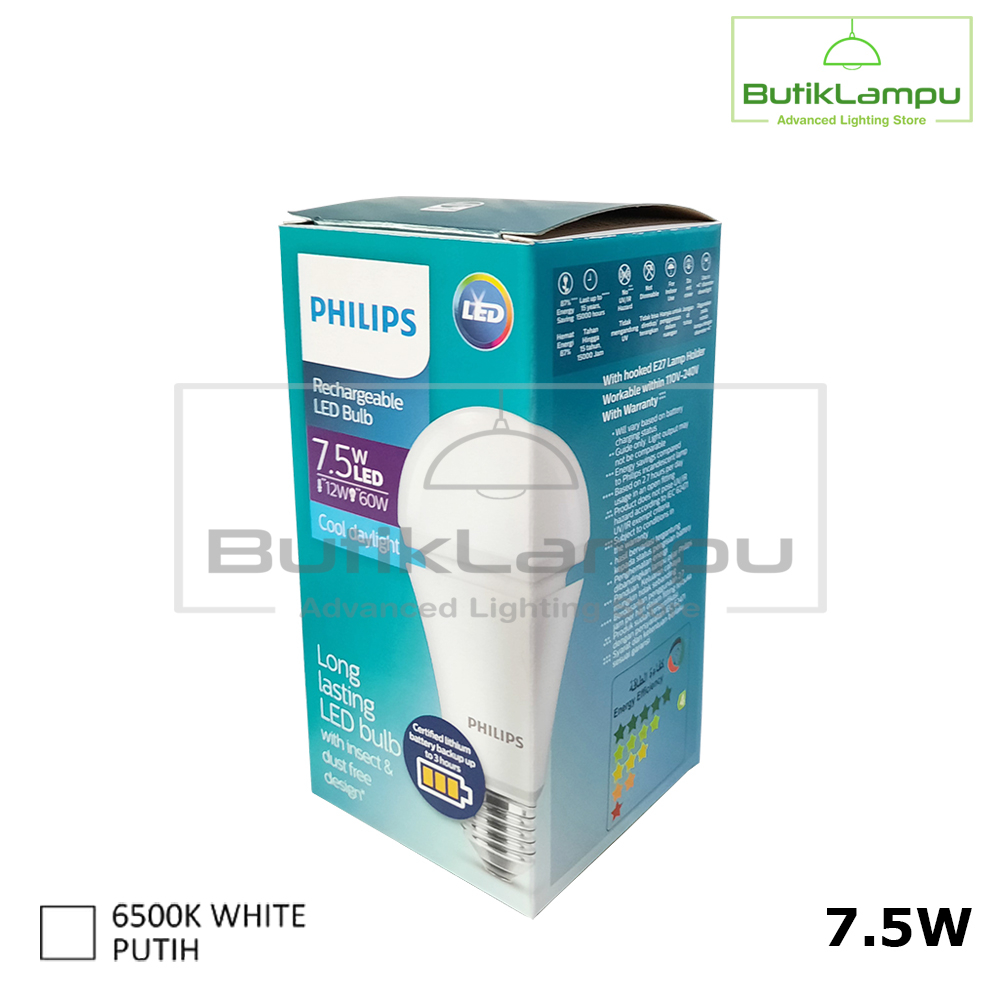 Lampu Philips LED Emergency 7.5 Watt Putih