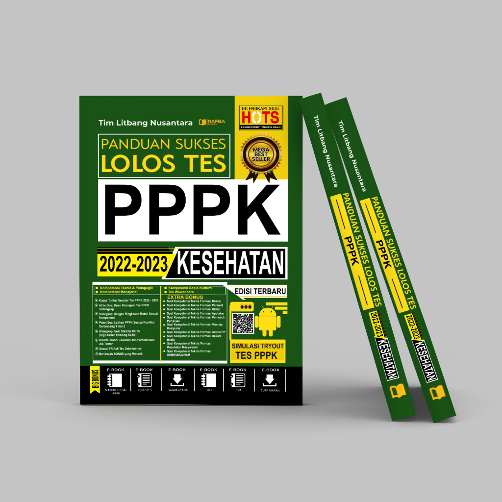 

Buku Panduan Sukses Lolos Tes PPPK Kesehatan 2022-2023