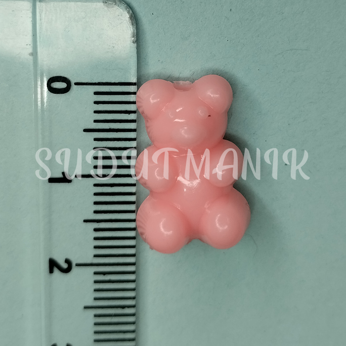 10pcs Manik mote gummy bear pastel susu