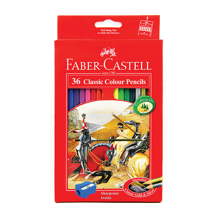 

Pensil Warna Faber Castell 36 Classic Bonus Rautan