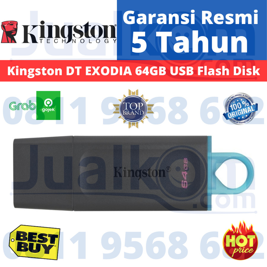 Flashdisk Kingston 64GB USB 3.0 DT100 G3 FlasDisk - KGS-DT100G3/64GB