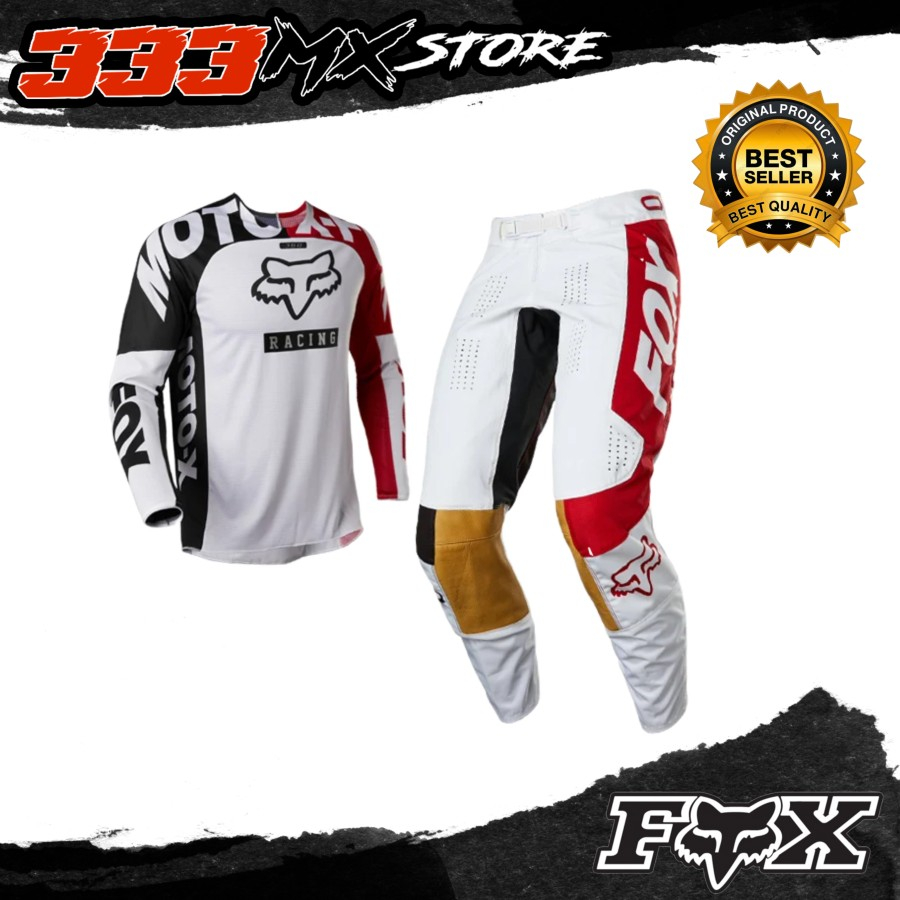 Jerset Fox 360 Paddox Red Black White Motocros Jersey Fox 360 Original