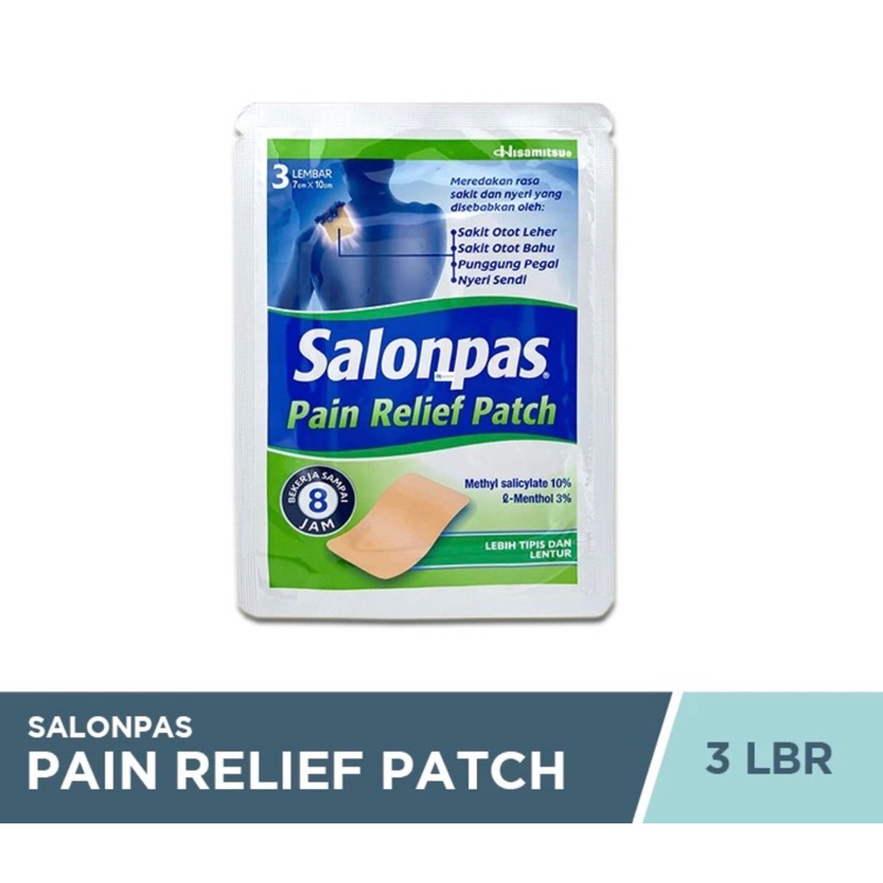 Salonpas Pain Relief Patch 3 Lembar - Koyo Nyeri Otot dan Sendi
