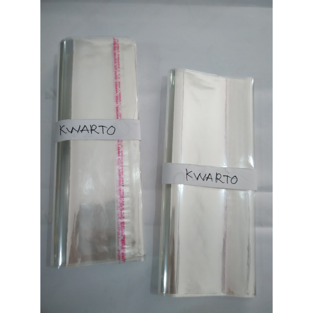 

Sampul Buku Plastik OPP Lem Kwarto / Boxy / Folio