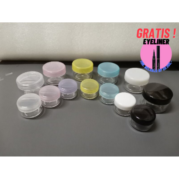 Jar Akrilik 8gr 10gr 15gr 20gr Warna Pastel Travel Share Jar