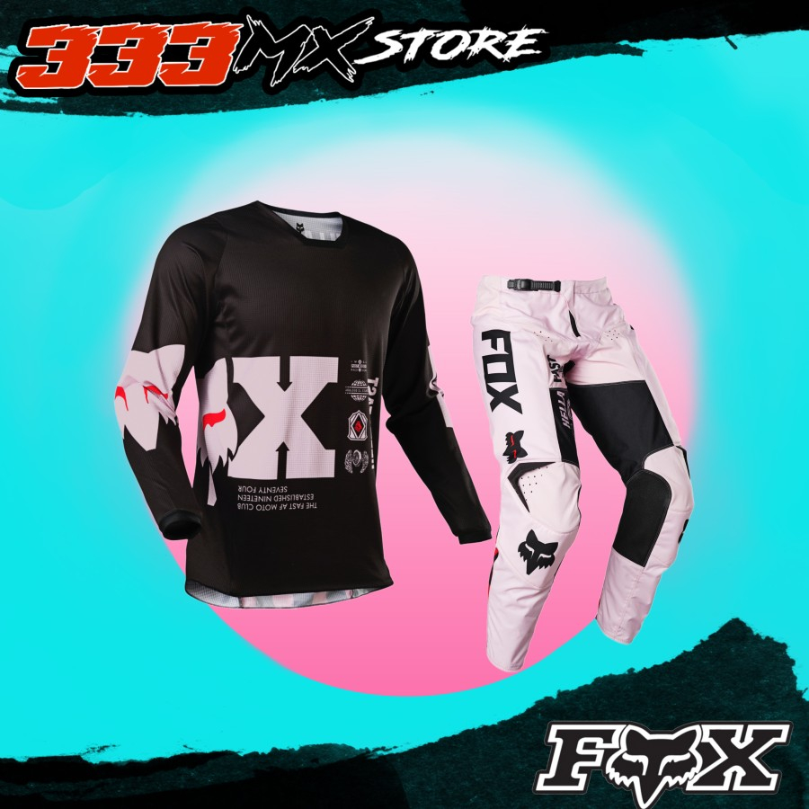 FOX 180 Illmatik Jerset Black Motocross Jersey FOX 180 Illmatik Ori