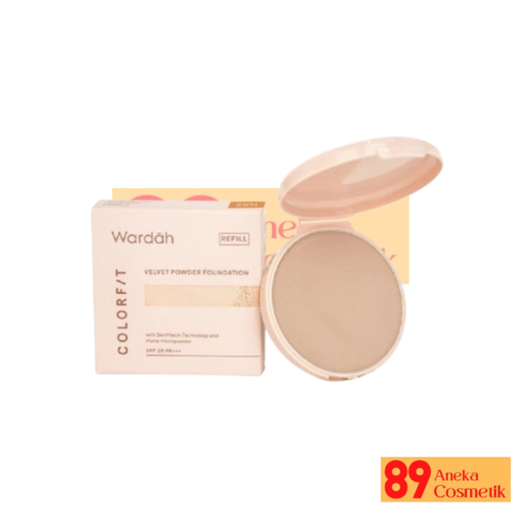 Wardah Colorfit Velvet Powder Foundation Refill  - Bedak