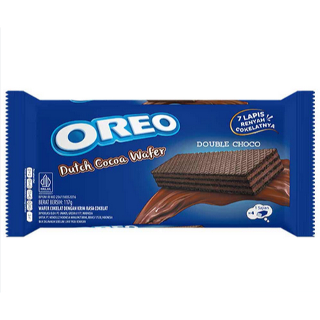 

OREO WAFER DOUBLE CHOCO 140,4 GRAM