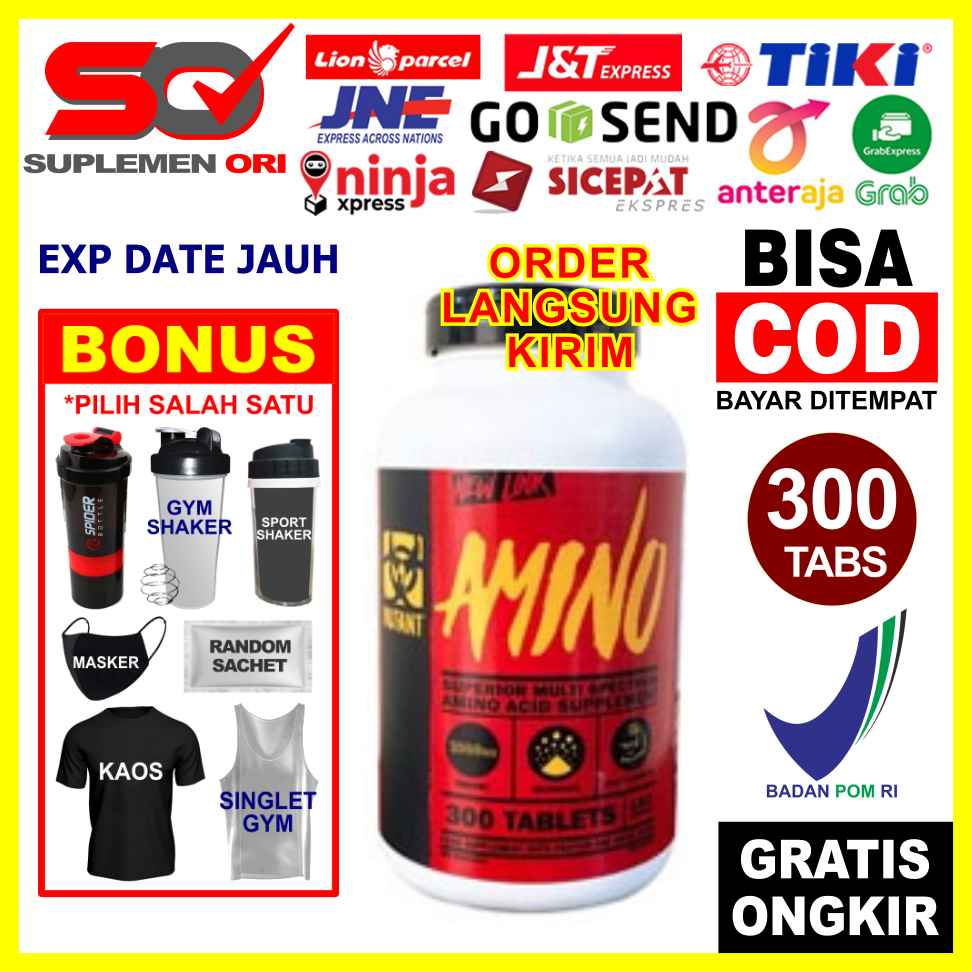 Mutant Amino 300 Tablets BPOM Mutant Amino 300Tabs MutantAmino 300 Tablet Mutant Amino 300 Tabs Muta