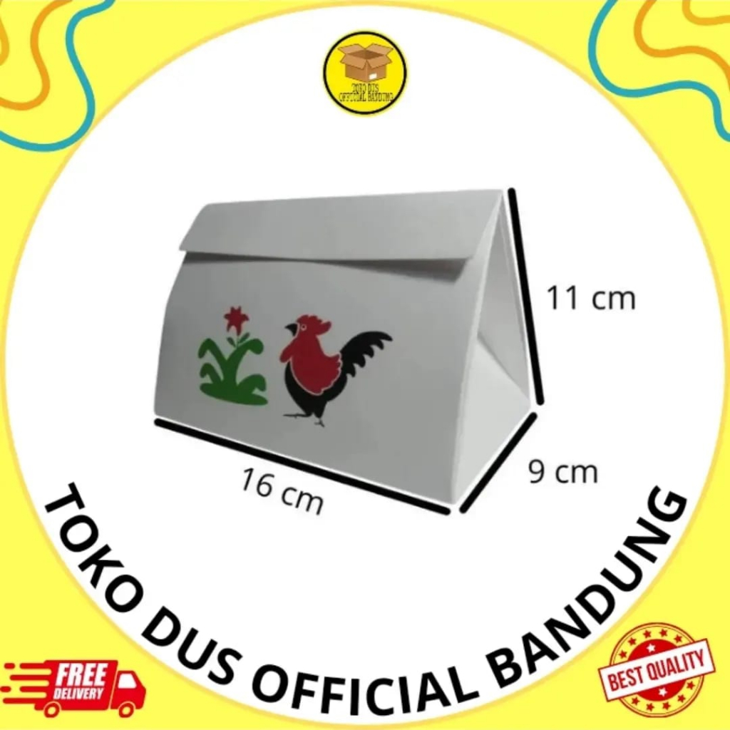 ( Min Order 50 Pcs)kertas nasi kekinian motif Putih//Kertas Nasi Lipat/Kertas laminasi/Kertas Take a