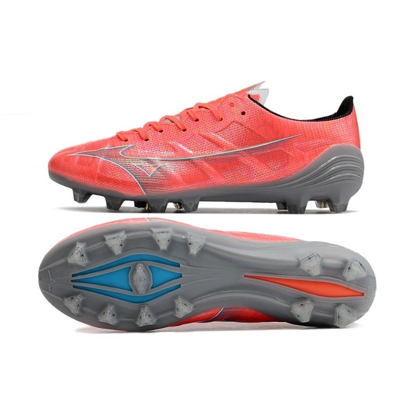 SEPATU BOLA MIZUNO ALPHA ELITE JAPAN PINK GREY FG