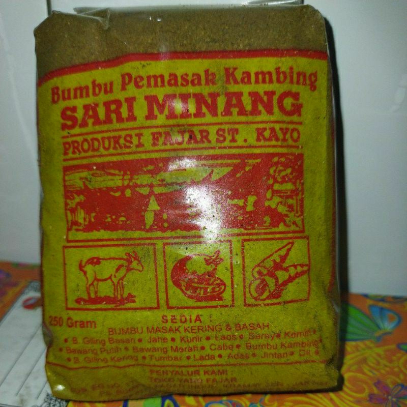 

Sari Minang pemasak kambing 250gr Ed 2025