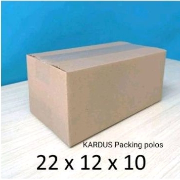 

KARDUS PACKING POLOS 22X12X10