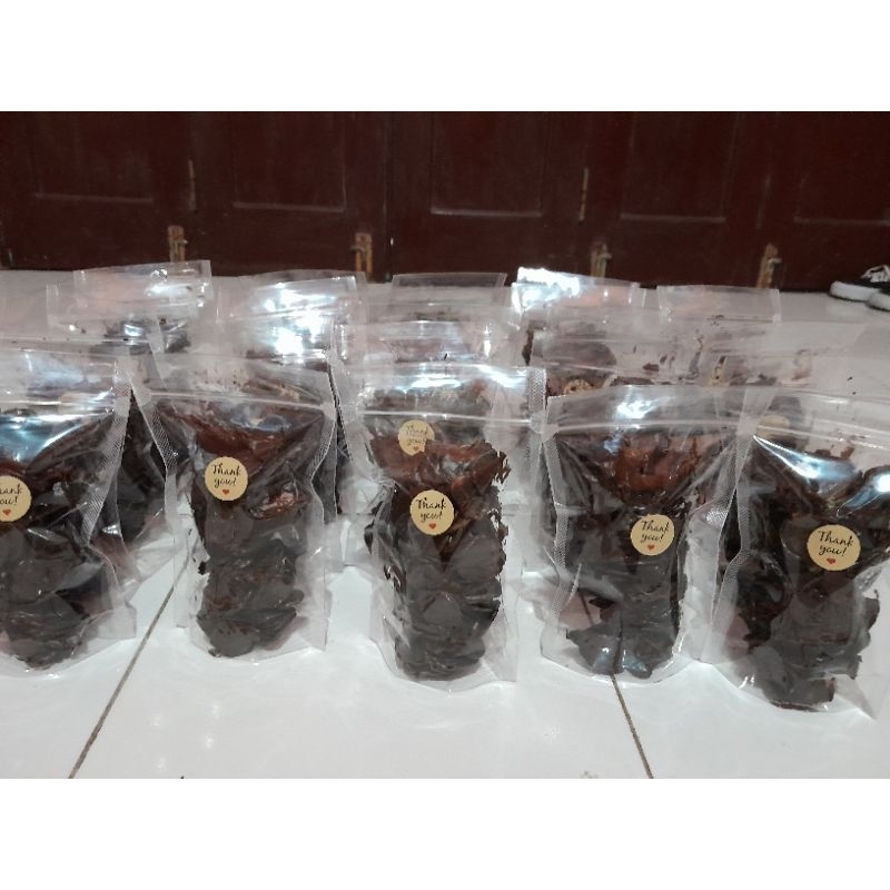 

keripik pisang coklat lumer