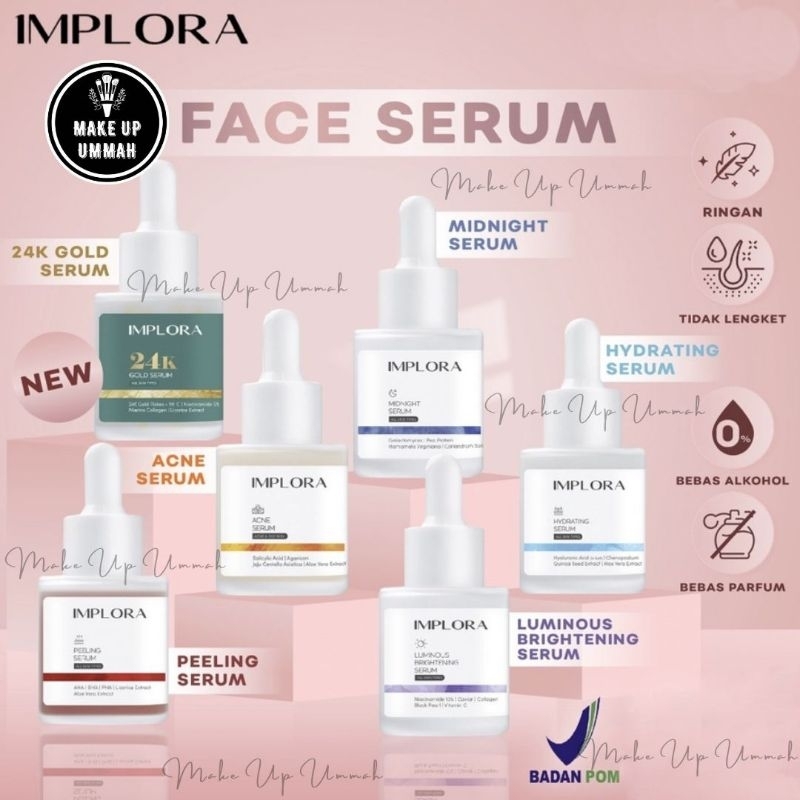 IMPLORA FACE SERUM || Implora Serum Wajah