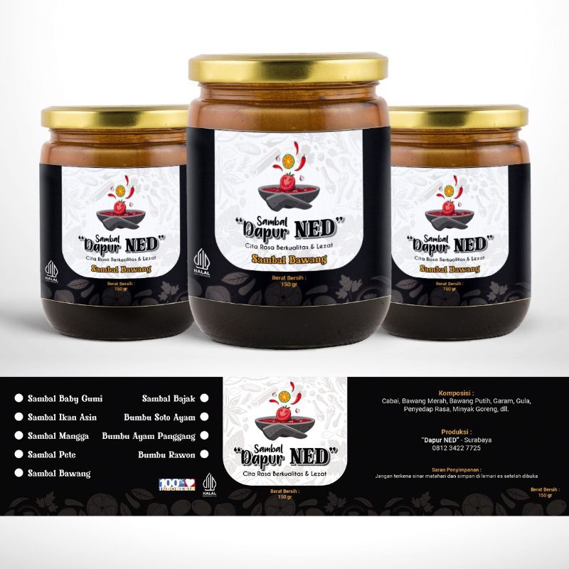 

Dapur NED - Sambal Bawang / Sambal Enak / Sambal Pedas